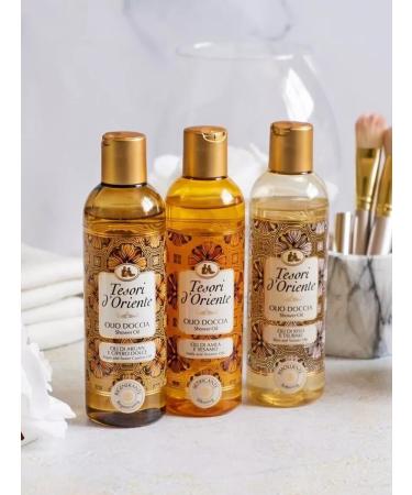 Tesori d'Oriente Shower oil with an argan extract and sweet sedge 250 ml - Buy Online on GoSupps.com