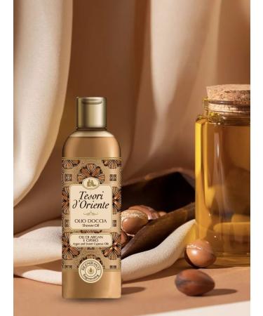 Tesori d'Oriente Shower oil with an argan extract and sweet sedge 250 ml - Buy Online on GoSupps.com