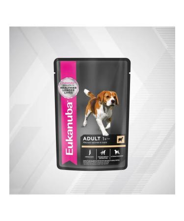Eukanuba Spider for dogs with lamb in sauce - 100 g x 24 pcs - Buy Online on GoSupps.com