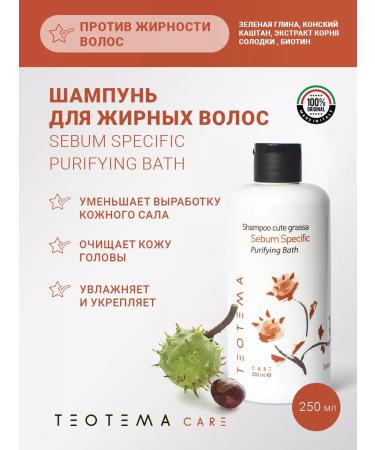 THEOTEMA Shampoo for oily hair and scalp TEO CG 250 ml