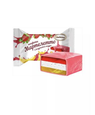 Akkond Marteteletto in yogurt glaze strawberries-Banan 1000 grams