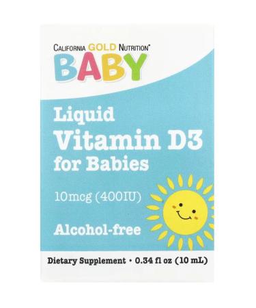 California Gold Nutrition Vitamin D3 drops for children
