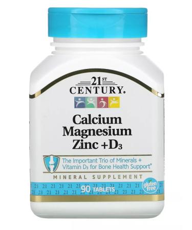 21st Century Calcium magnesium zinc + d3