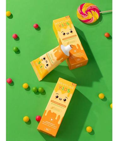 Revyline Toothpaste Children's Reviline Kids with a flavor of vanilla 50 g - Buy Online on GoSupps.com
