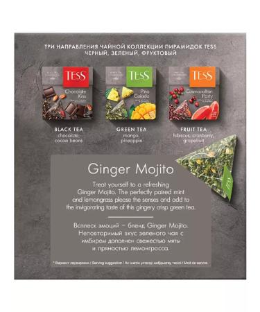 TESS Green tea in Ginger Mojito 20 bags 4pcs - Buy Online on GoSupps.com