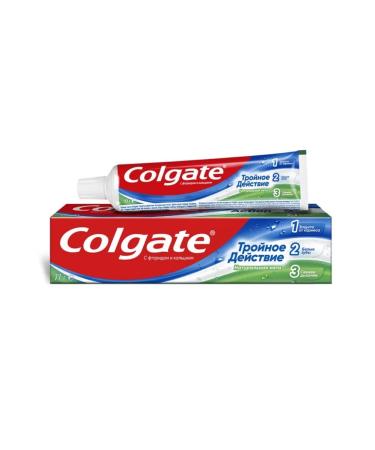 COLGATE Tailor toothpaste Triple action natural peppermint 73 g
