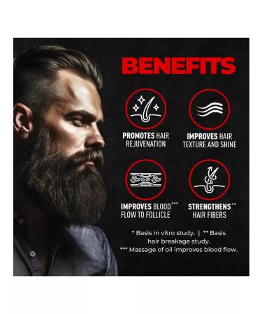 Beardo Beard & Hair Growth Oil 50ml beard and hair - Buy Online on GoSupps.com