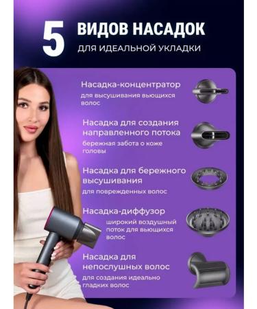 CostPrice Feng styler for hair with nozzles Professional - Buy Online on GoSupps.com