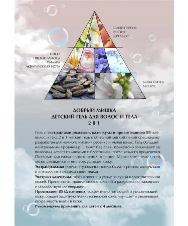 new dawn Children's Hair Gel and Body 2 in 1 "Good Bear" 200 ml - Buy Online on GoSupps.com