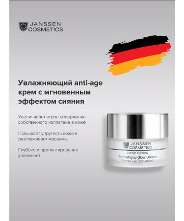 Janssen Cosmetics Moisturizing face cream from wrinkles for skin radiance 50 ml - Buy Online on GoSupps.com