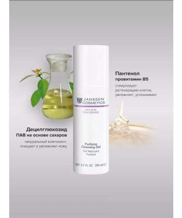 Janssen Cosmetics Gel for washing oily problem skin 200 ml - Buy Online on GoSupps.com