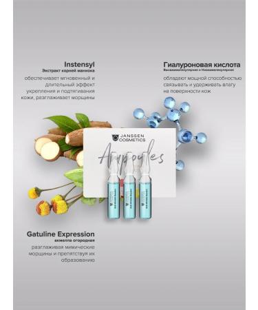 Janssen Cosmetics Moisturizing serum Botox for the face from wrinkles 3x2 ml - Buy Online on GoSupps.com