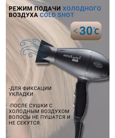 COIFIN Professional hair hair dryer Extra Korto EK6 K Ionic 2000w - Buy Online on GoSupps.com
