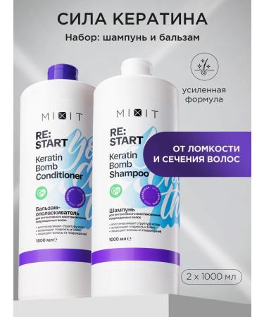 MIXIT Hair shampoo and balm restoring restart