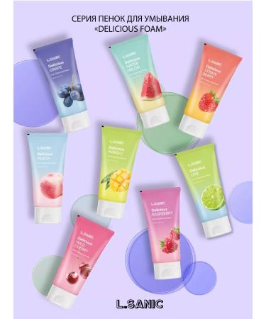 LSANIC Korean foam for washing the face from acne moisturizing - Buy Online on GoSupps.com