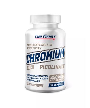 Be First Chromium Picolinate 250 g 60 capsule chromium picoline - Buy Online on GoSupps.com