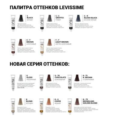 LEVISSIME Brovy and eyelashes 3-7 brown 15 ml - Buy Online on GoSupps.com