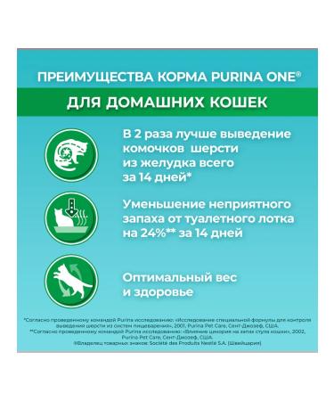 PURINA ONE Dry food for domestic cats with turkey 3kg - Buy Online on GoSupps.com