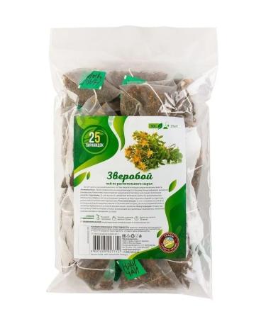 Herbs of the Crimean Mountains St. John's wort grass dried in bags tea 25 pcs - Buy Online on GoSupps.com