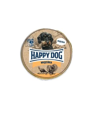 Happy Dog Naturline paste for any dogs with turkey (125g x 10 pcs) - Buy Online on GoSupps.com