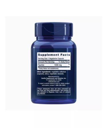 Life extension Taurine iherb Taurine - Buy Online on GoSupps.com