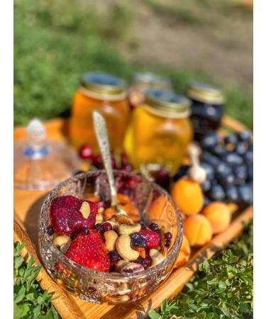 Honey Gift Walnut mix with strawberries and apricot in linden honey - Buy Online on GoSupps.com
