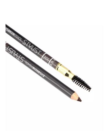 TF Cosmetics Eyebrow pencil with Stylist brush tone 205 brown - Buy Online on GoSupps.com