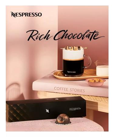 Nespresso Vertuo Coffee in Nespresso Chocolate capsules for Vertuo coffee machine - Buy Online on GoSupps.com
