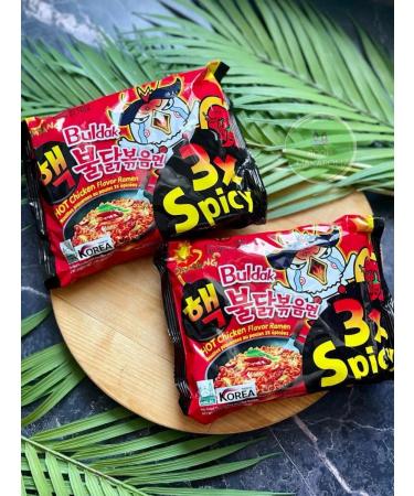 samyang Lapsha quickly preparation 3x spicy 1 pcs - Buy Online on GoSupps.com