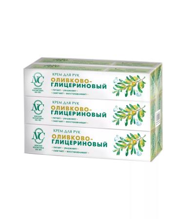 Nevskaya Cosmetics Olive-glycerin hand cream 6 pcs * 50 ml