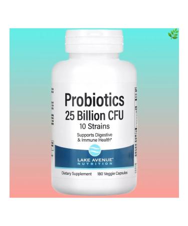 Probiotics mixture of 10 strains 25 billion 180 capsules