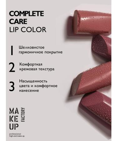 Make-up factory Lipstick for lips Persistent matte Complete Care - Buy Online on GoSupps.com
