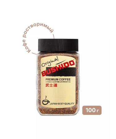 Bushido Original 100 g. 2 pcs. Coffee is soluble - Buy Online on GoSupps.com