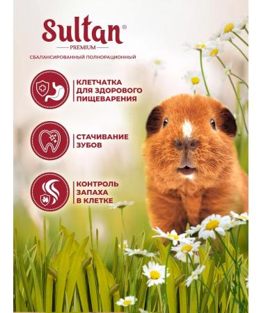 Sultan Feed for guinea pigs main 400 grams - Buy Online on GoSupps.com