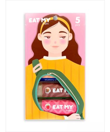 Eat My A set of lip balms moisturizers 5 pcs - Buy Online on GoSupps.com