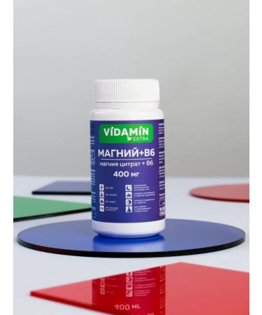 VIDAMIN EXTRA Vitamins Magnesium B6 Magnesium B6 in capsules - Buy Online on GoSupps.com