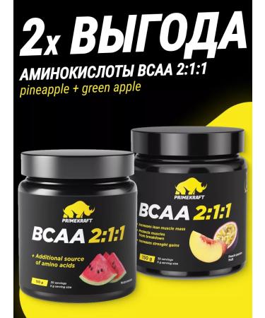 Prime Kraft PR-KR amino acid BCAA 2 1 1 watermelon+peach 150g sport