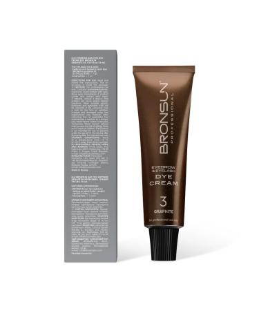 Bronsun Cream-painting for eyelashes and eyebrows Brondes graphite 15ml - Buy Online on GoSupps.com