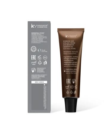 Bronsun Cream-painting for eyelashes and eyebrows Brondes graphite 15ml - Buy Online on GoSupps.com