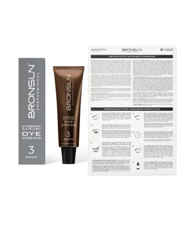 Bronsun Cream-painting for eyelashes and eyebrows Brondes graphite 15ml - Buy Online on GoSupps.com