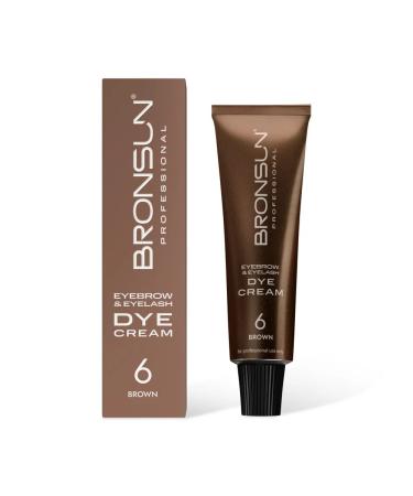 Bronsun Cream-painting for eyelashes and eyebrows brown brown 15ml