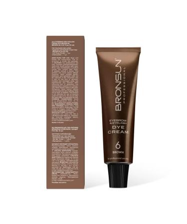 Bronsun Cream-painting for eyelashes and eyebrows brown brown 15ml - Buy Online on GoSupps.com