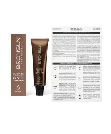 Bronsun Cream-painting for eyelashes and eyebrows brown brown 15ml - Buy Online on GoSupps.com