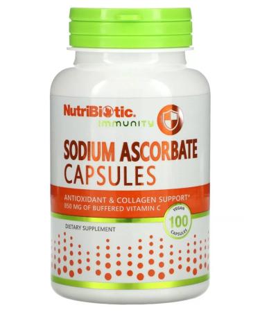 NutriBiotic Sodium ascorbate vitamin C sodium ascorbate 100 kapsul