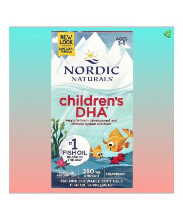 Nordic Naturals DGK for children 3-6 years old 250 mg 360 mini-capsule