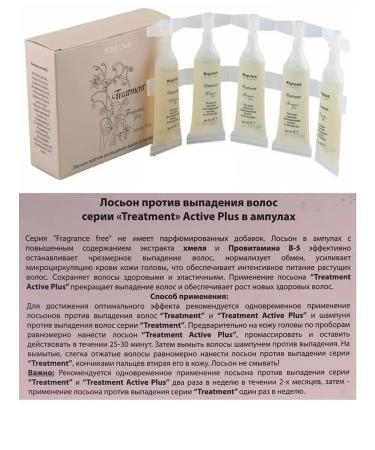 Kapous Professional Lotion against hair loss in Treatment ampoules 5*10 ml - Buy Online on GoSupps.com