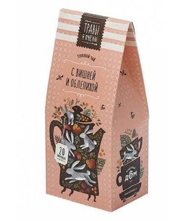 Herbs and bees Herbal tea with cherries and sea buckthorn 30 g