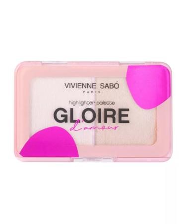 VIVIENNE SABO Highlighter for the face of the gloire d'amour palette tone 01 pink - Buy Online on GoSupps.com