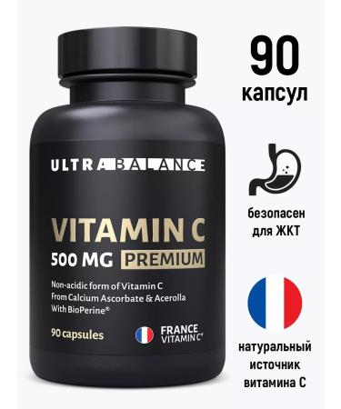 UltraBalance Vitamin C natural for immunity 500 mg