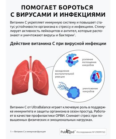 UltraBalance Vitamin C natural for immunity 500 mg - Buy Online on GoSupps.com